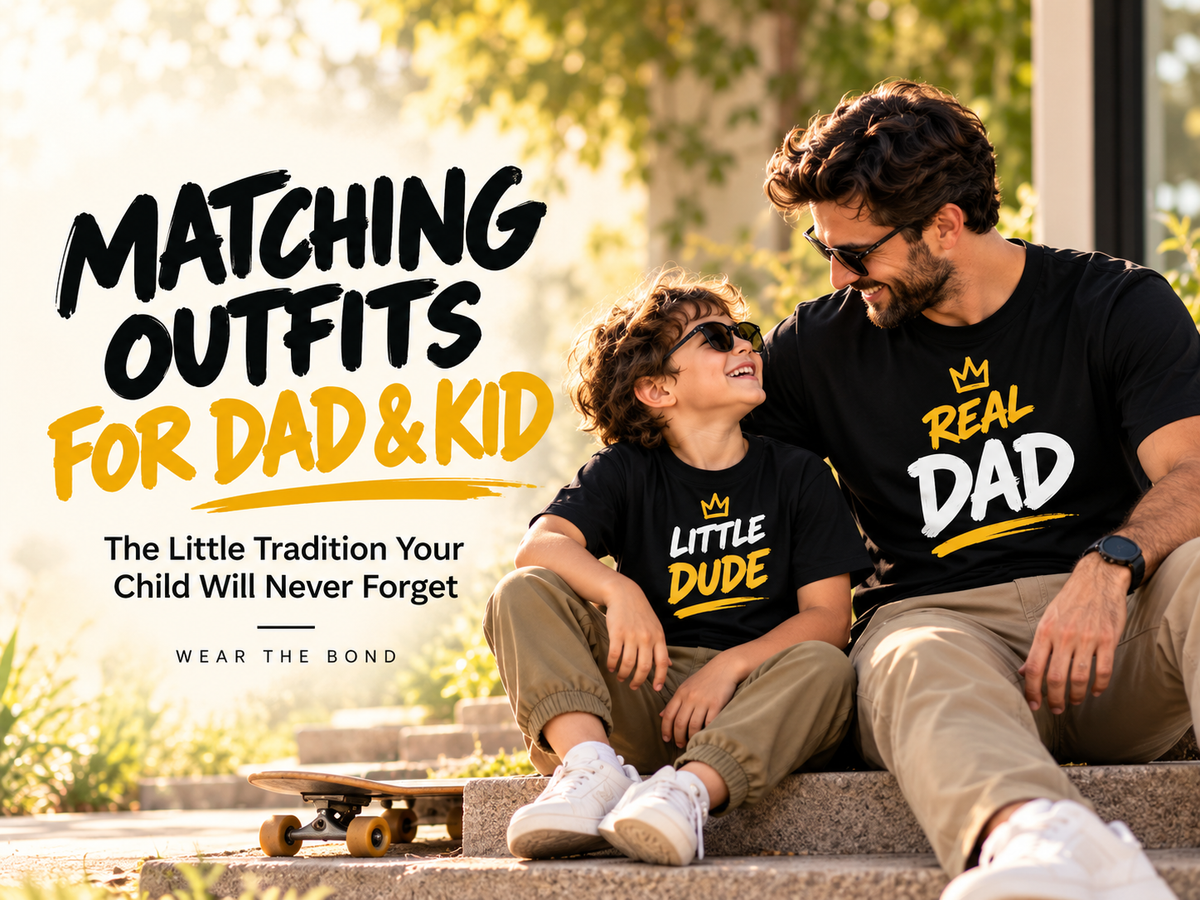Matching Outfits For Dad And Kid: The Little Tradition Your Child Will Never Forget