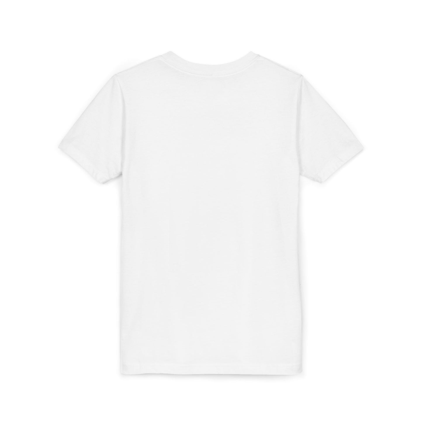 White t-shirt on a white background