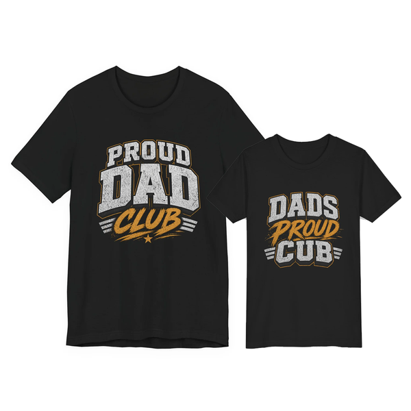 Proud Dad Club Dad & Son Matching T-Shirt