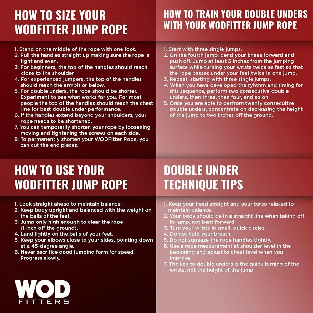 Speed Jump Rope - Blazing Fast Double Unders - Latest Technology Adjustable Cable Jumping Rope for WODs, MMA, Martial Arts, Box