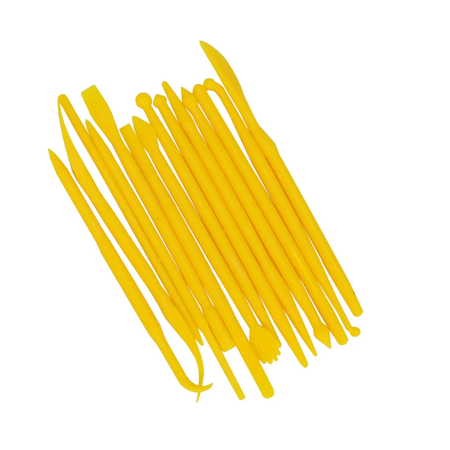 14Pcs/Set Plastic Clay Sculpting Set Wax Carving Pottery Tools Carving Sculpture Shaper Polymer Modeling Clay Tools