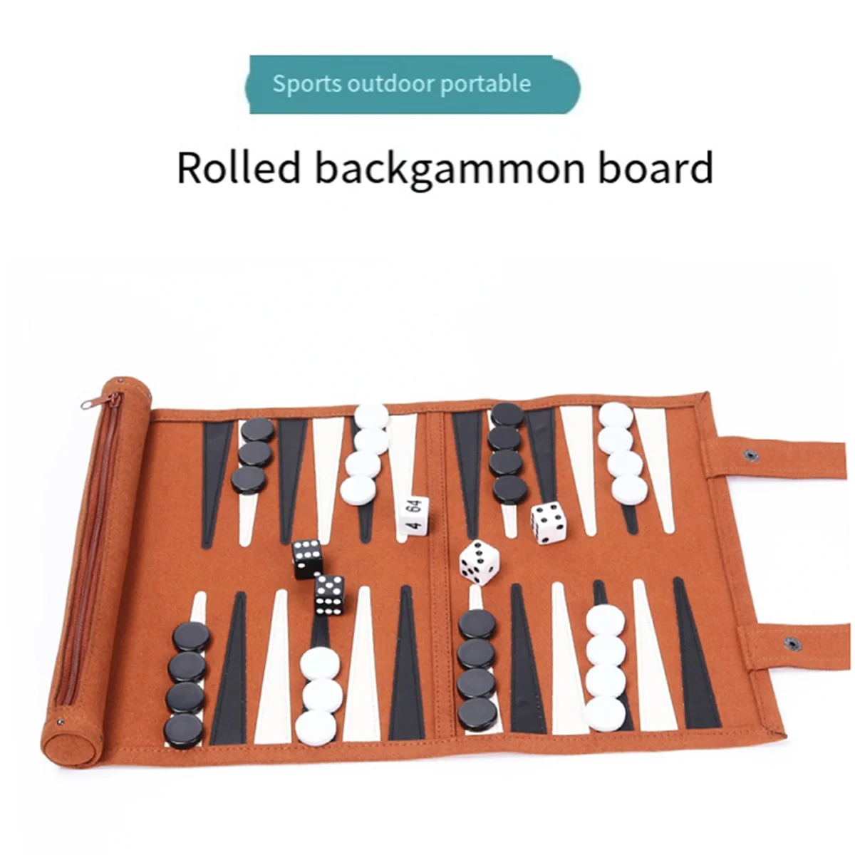 New Backgammon Board Game Portable Backgammon Sets for Adults Travel Games Adult Roll Design Children'S Puzzle Game Board