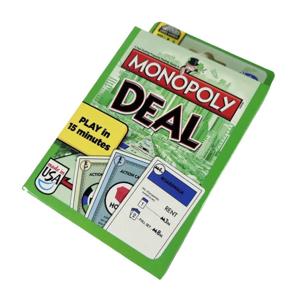 Monopoly Deal Card Game Family Gathering Friends Party Board CLUEDO Game