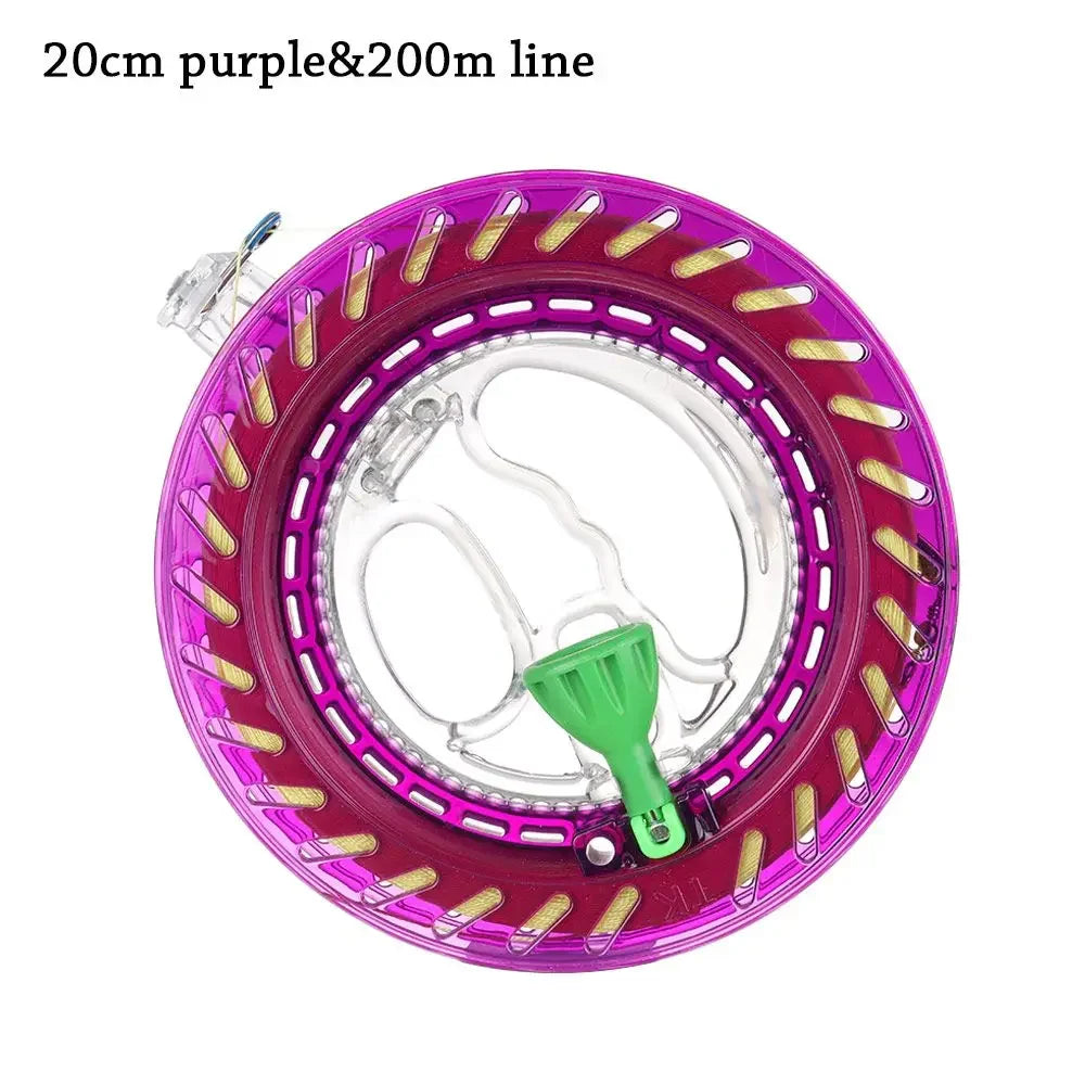 1PC Hot Sale Outdoor Kite Line Winder Winding Reel Grip Wheel Kite Flying Tool Plastic Twisted String Line Wheel Kids Fun Toys