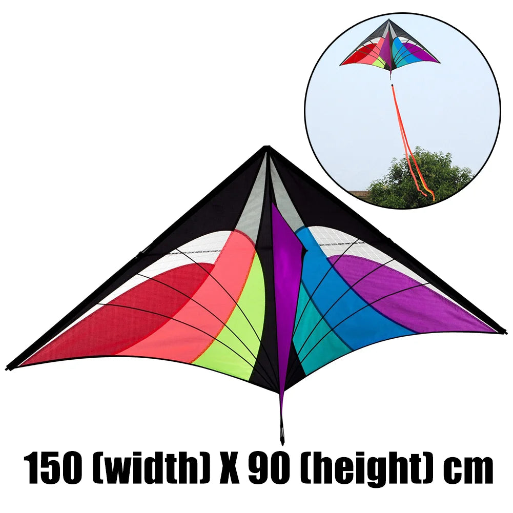 3D Dragon100M Kite Single Line With Tail Outdoor Sports Fun Toy Family Parent-child Interaction Rainbow Kite