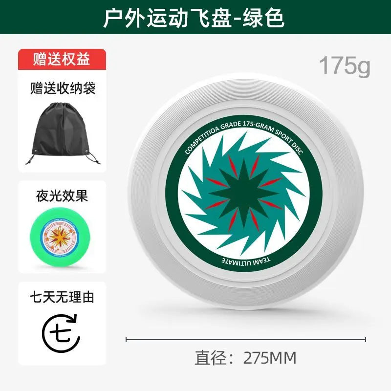 Outdoor Sports Luminous Frisbee Adult Children's Frisbee Professional Competitive Parent-Child Interactive Toys Swing