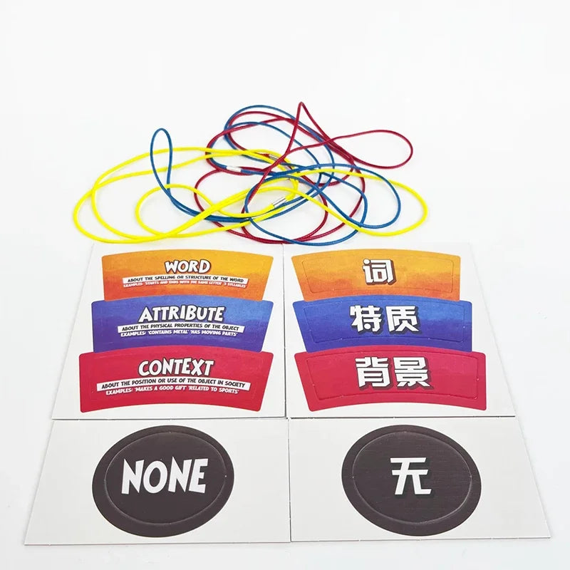Things in Rings Interactive Board Game 2-6 Players Fun for Game Nights Corporate Events Chinese English versions of board games