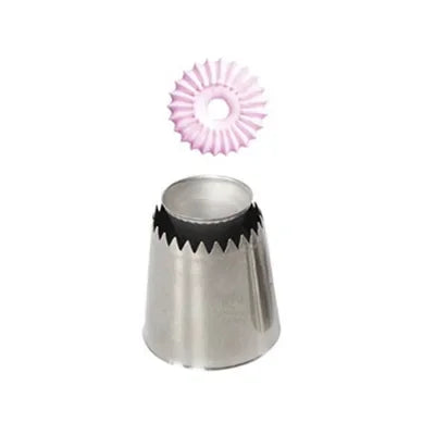 1/2pcs Cookie hollow flower mouth Stainless steel Romeo flower pastry nozzle Cake tools Decorative nozzle set Baking accessories