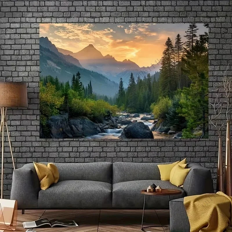 Sunset Tapestry Nature Landscape Home Decoration Aesthetic Dorm Decor Art Decorative Wall Tapestries