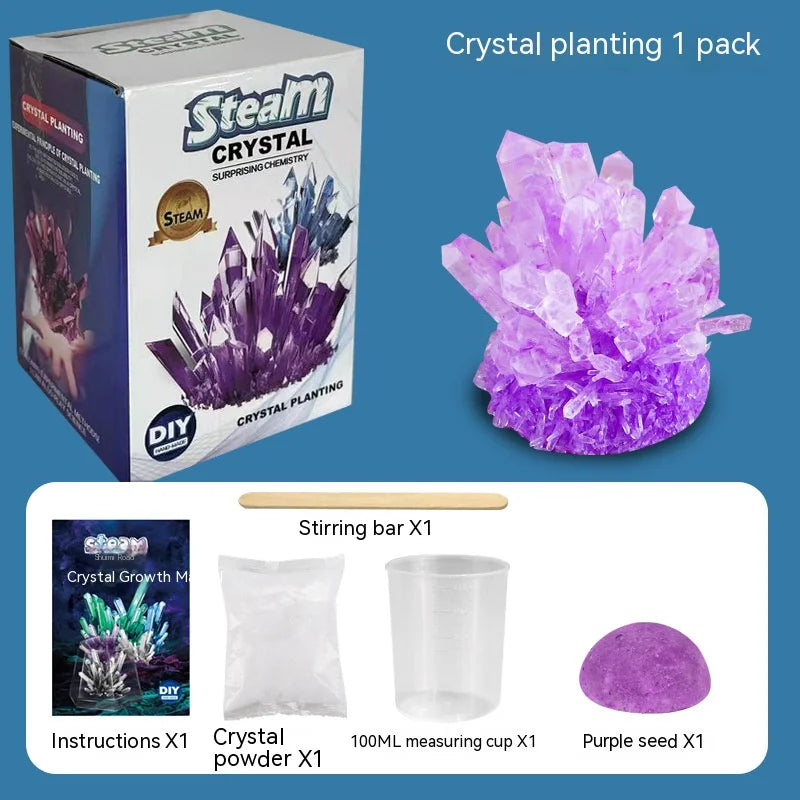 Technology Toy Crystal Planting DIY Scientific Experiment Set Fun Parent-child Communication Chemical Crystallization Principles