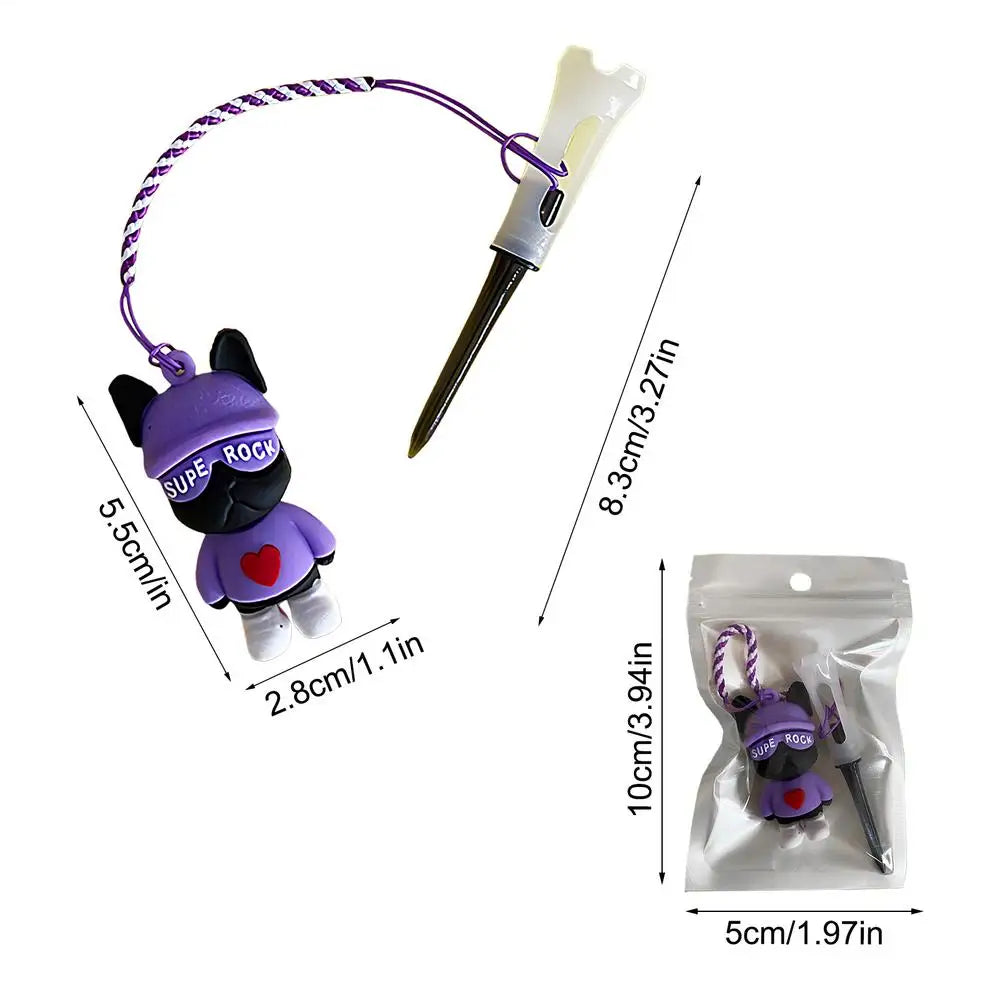 Cute Golf Tee Golf Ball Holder Practice Golf Tee Golf Tee Training Practice Tool Stable Sturdy Cute Golf Accessories for Sports