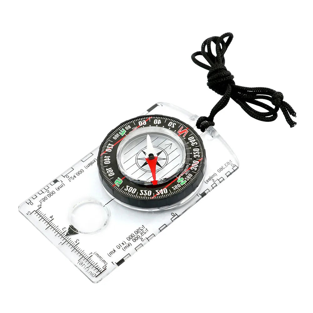 Waterproof Orienteering Compass for Map Reading Baseplate Compass Outdoor Hiking Hunting Navigation Camping Gadget Survival Gear