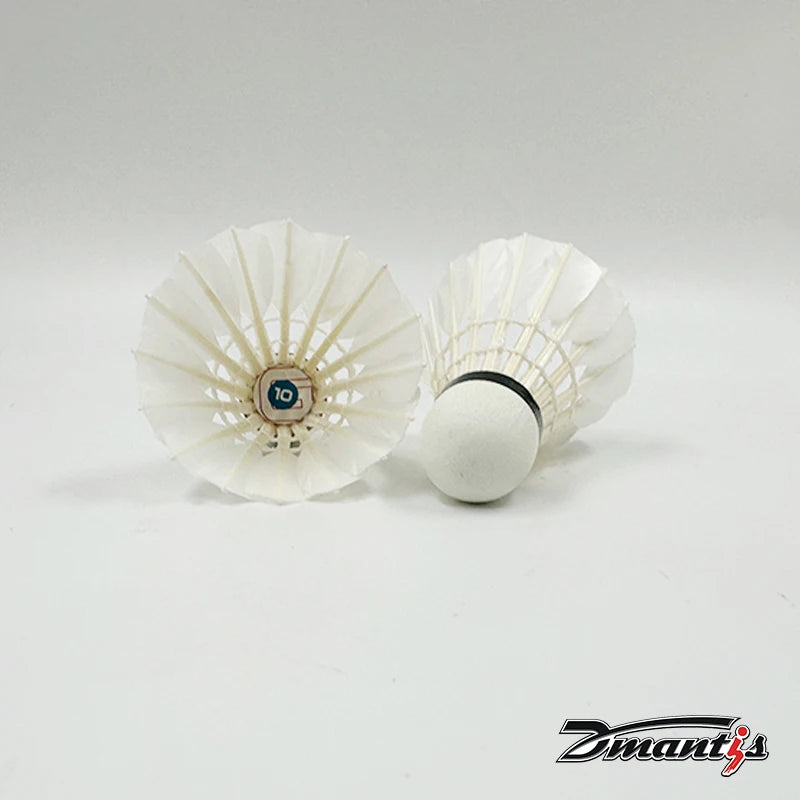 High Quality G10 Speed 77 Durable Stable Badminton Shuttlecock Goose Feather Grade B Badminton Shuttlecock