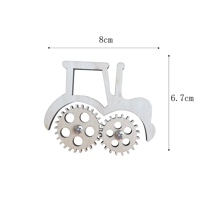 Busy Board Montessori Diy Accessories Early Education Toys Kids Activity Busyboard Material Teaching Wooden Game 2-6 Years Old