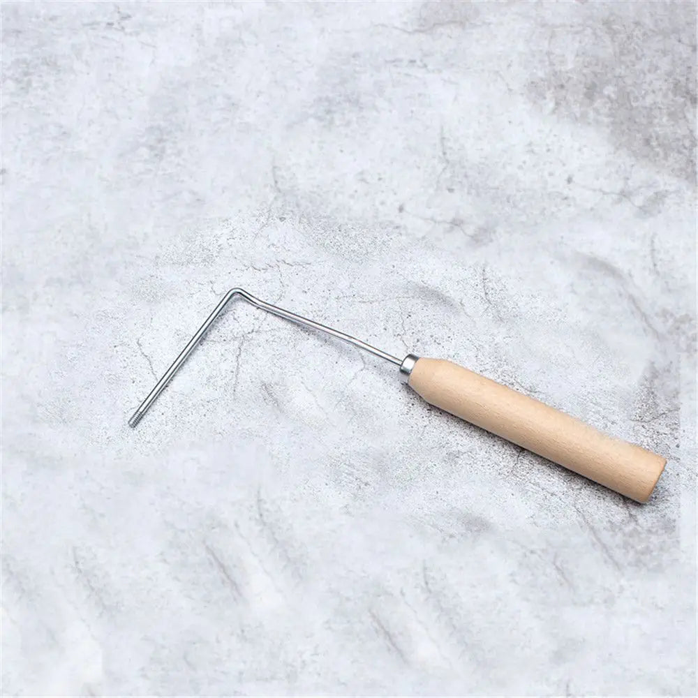 Aluminum Swedish Rosette Iron Maker Waffle Timbale Molds Funnel Cake Ring Maker Cookie Bake Mold Bunuelos Mold With Handle