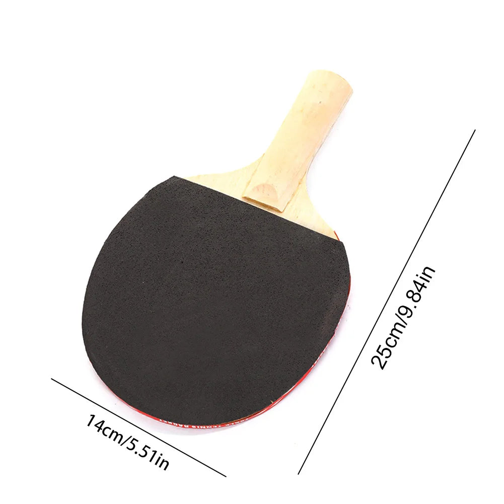 Ping Pong Paddle Set Table Tennis Net and Post Set Ping Pong Racket Set for Indoor/Outdoor Games