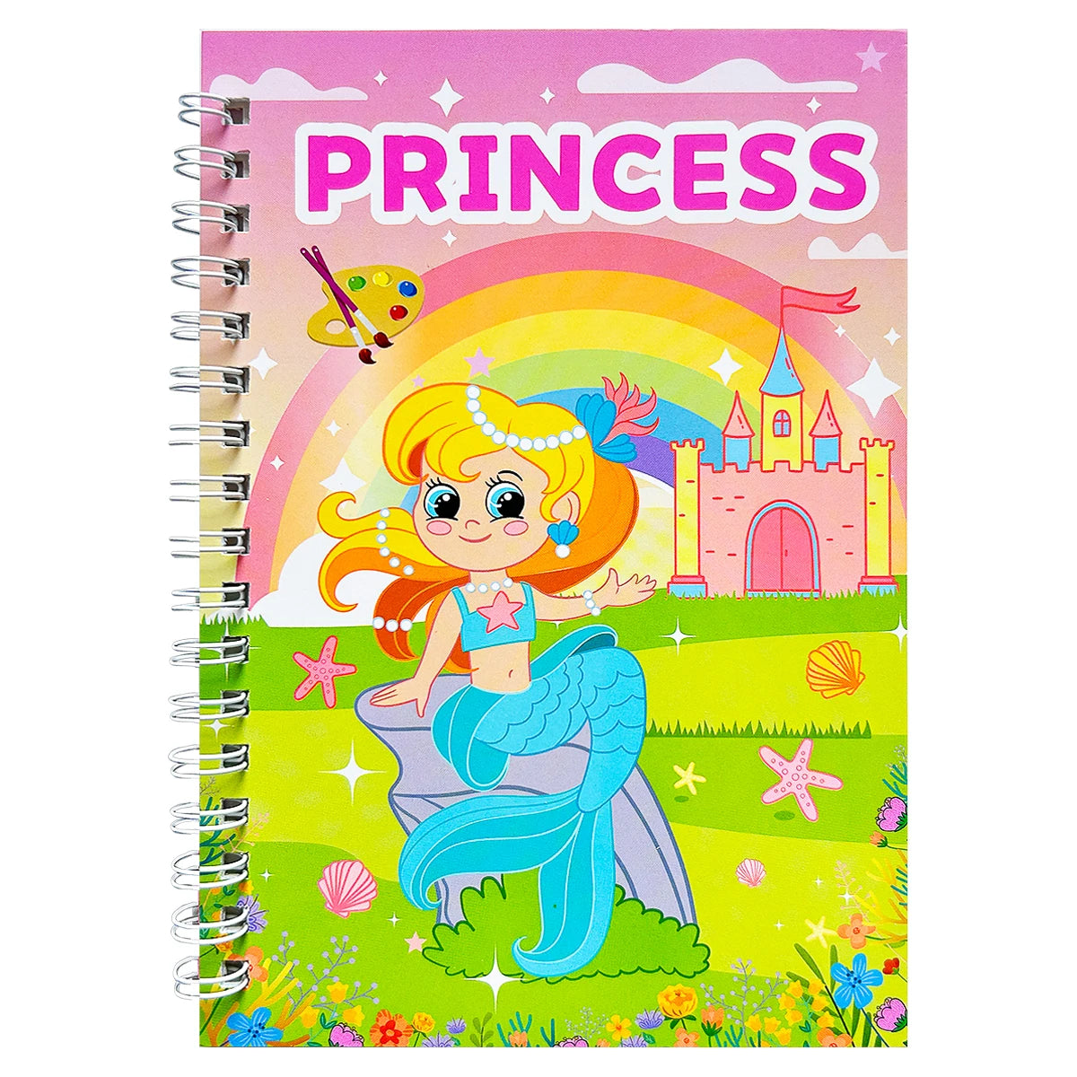 "8 Major Theme Creative Coloring Book Set: Children's Painting Book with Ocean Theme Comes with a painting color card.