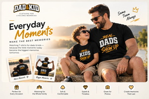 Father and Child Matching T-Shirts: Celebrate Every Little Memory Together