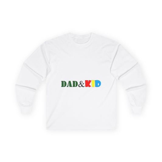 Dad & Kid Long Sleeve Tee — Matching Parent Child Shirt