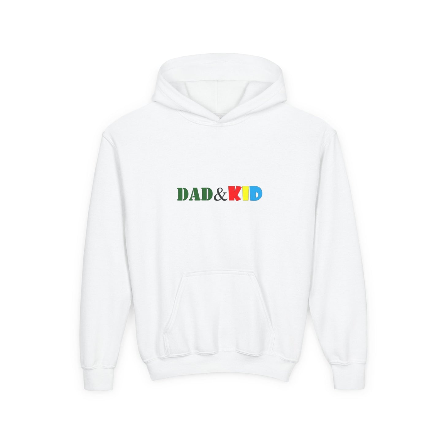 Dad & Kid Youth Hoodie — Colorful Matching Kids' Sweatshirt for Fathers and Children