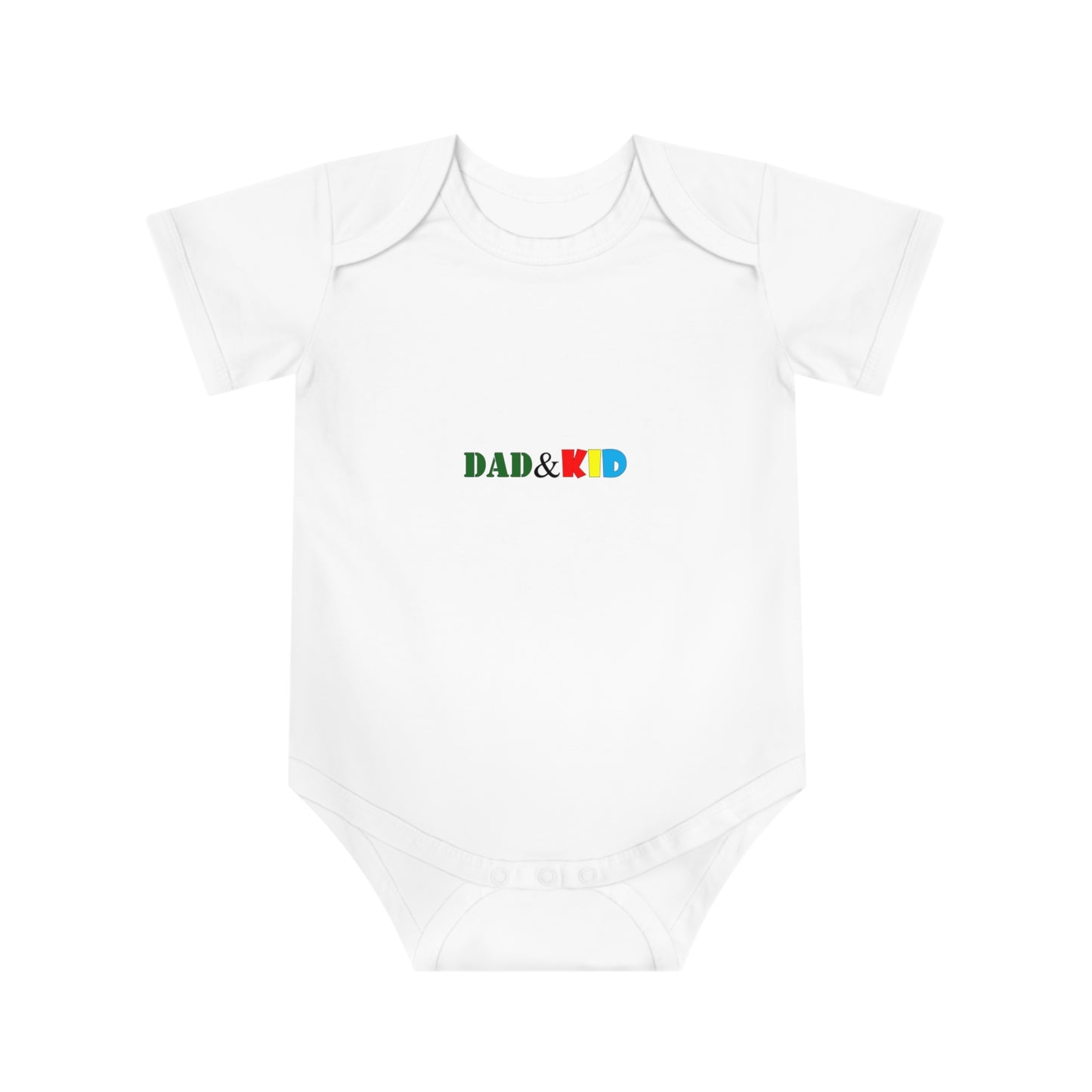 Dad & Kid Baby Bodysuit — Playful Family Matching Infant Onesie