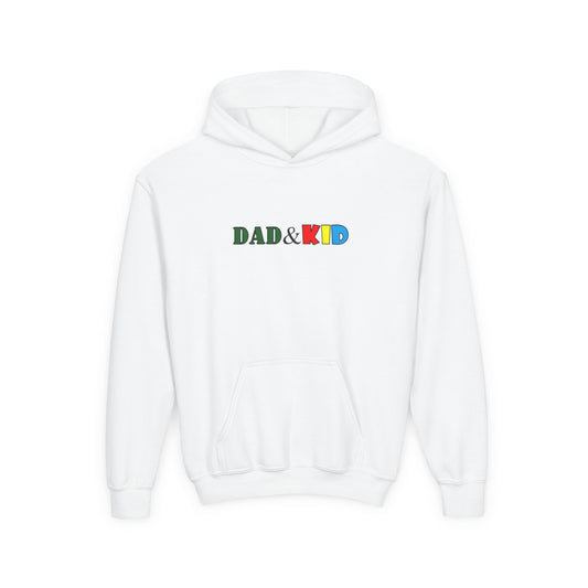 Dad & Kid Youth Hoodie — Colorful Matching Kids' Sweatshirt for Fathers and Children