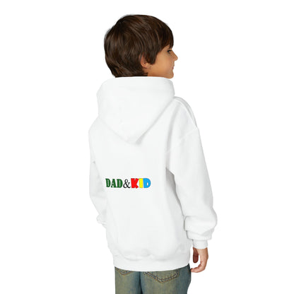 Dad & Kid Youth Hoodie — Colorful Matching Kids' Sweatshirt for Fathers and Children