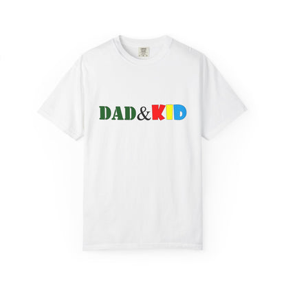 Colorful Dad and Kid Matching T-Shirt