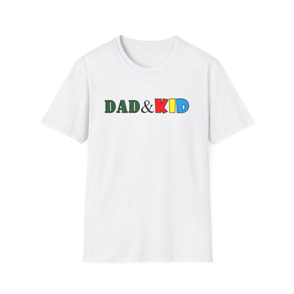 Dad & Kid Matching T-Shirt Set, Family Bonding Shirts, Father's Day Gift, Casual Wear, Parenting Style