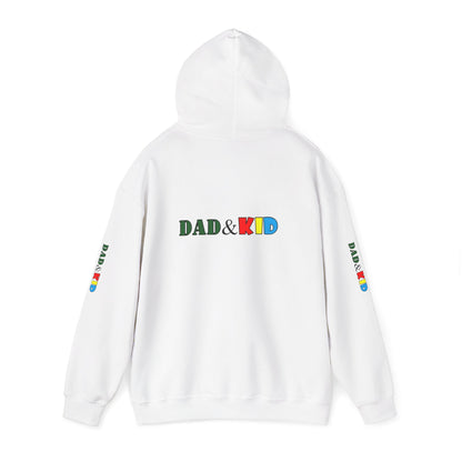 Dad & Kid Colorblock Hoodie – Matching Family Sweatshirt for Fathers and Children