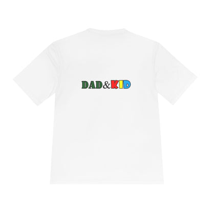 Dad & Kid Lightweight Moisture-Wicking Tee – Colorful Parent-Child Matching Shirt