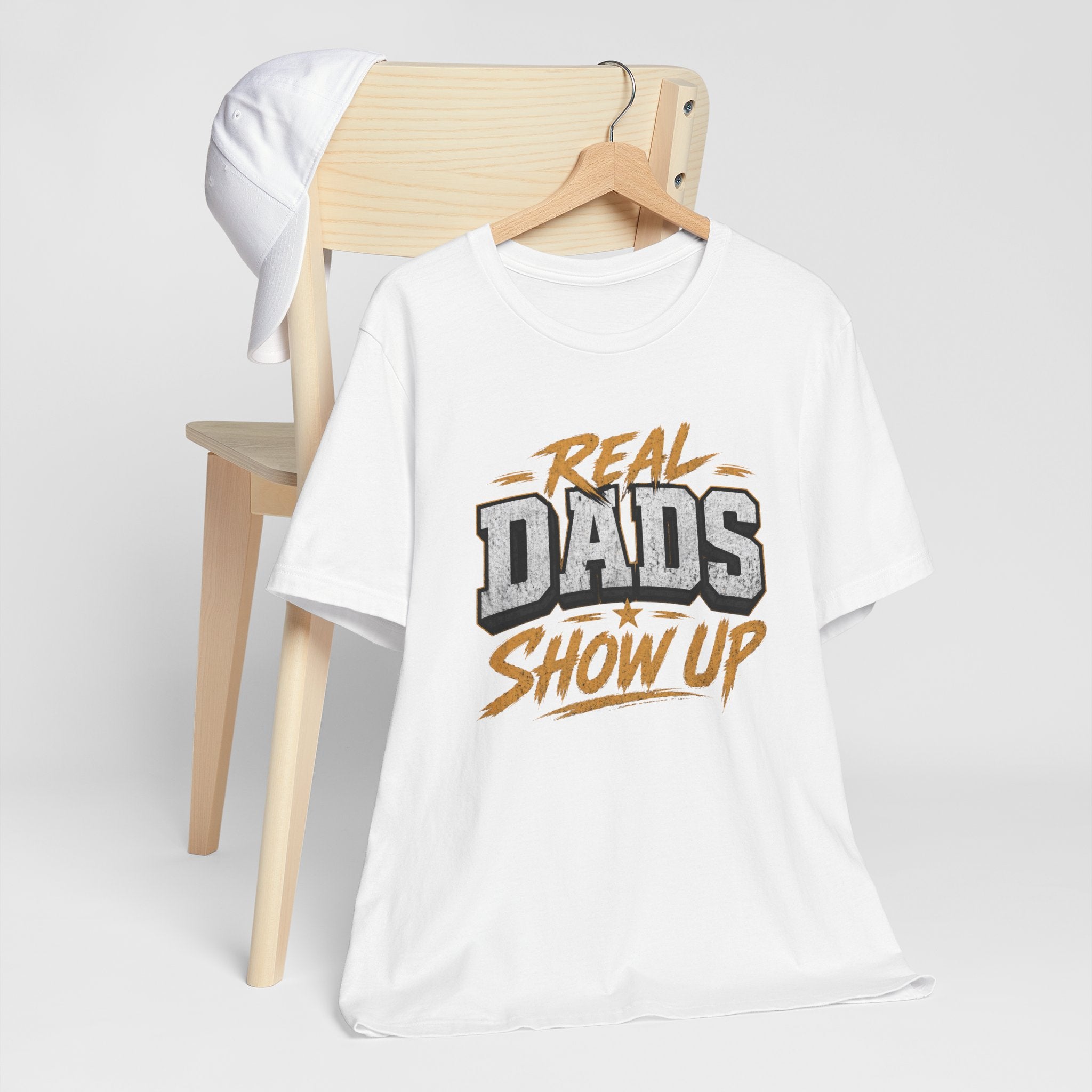 Real Dads Show Up Dad Tee