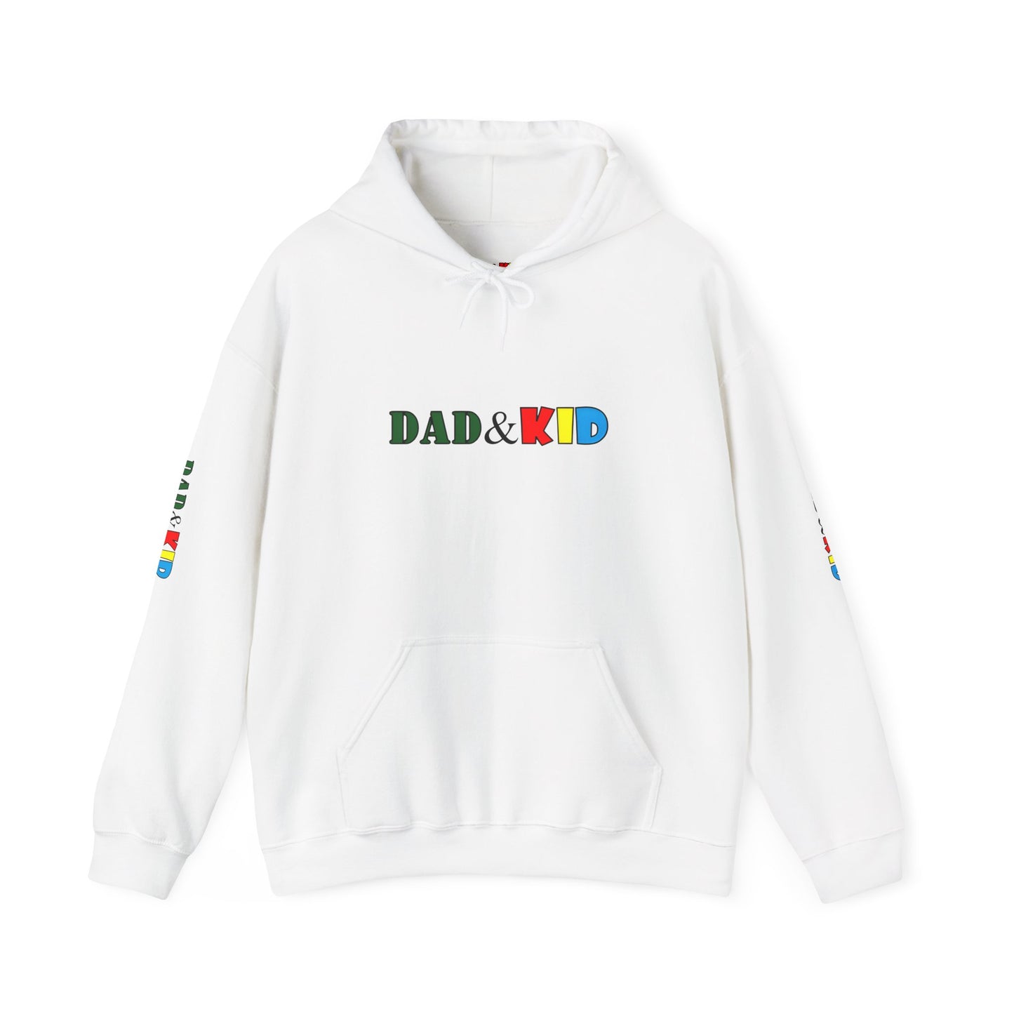 Dad & Kid Colorblock Hoodie – Matching Family Sweatshirt for Fathers and Children