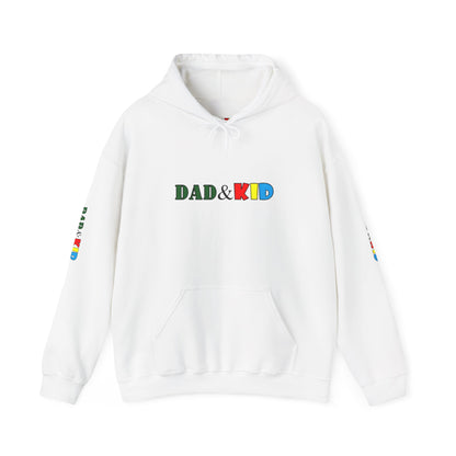 Dad & Kid Colorblock Hoodie – Matching Family Sweatshirt for Fathers and Children