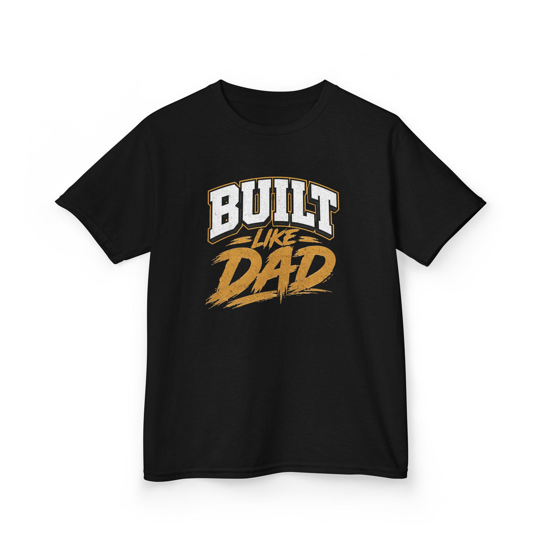 Youth Tee - "Built Like Dad" Graphic Shirt for Kids | Father's Day Gift
