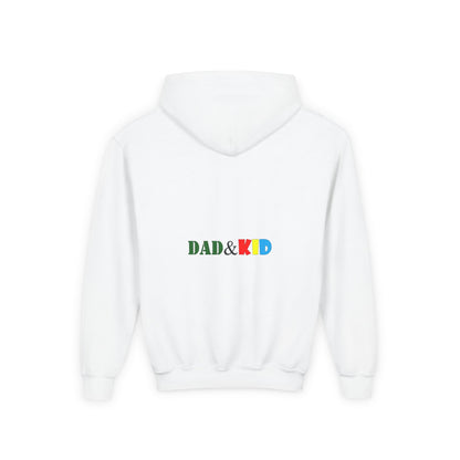 Dad & Kid Youth Hoodie — Colorful Matching Kids' Sweatshirt for Fathers and Children