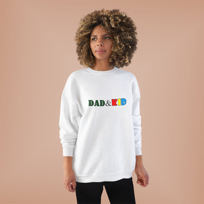 Dad & Kid Crewneck Sweatshirt – Colorful Family Matching Pullover