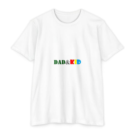 Dad & Kid Tee — Matching Father Child Shirt, Colorful Logo Family T-Shirt