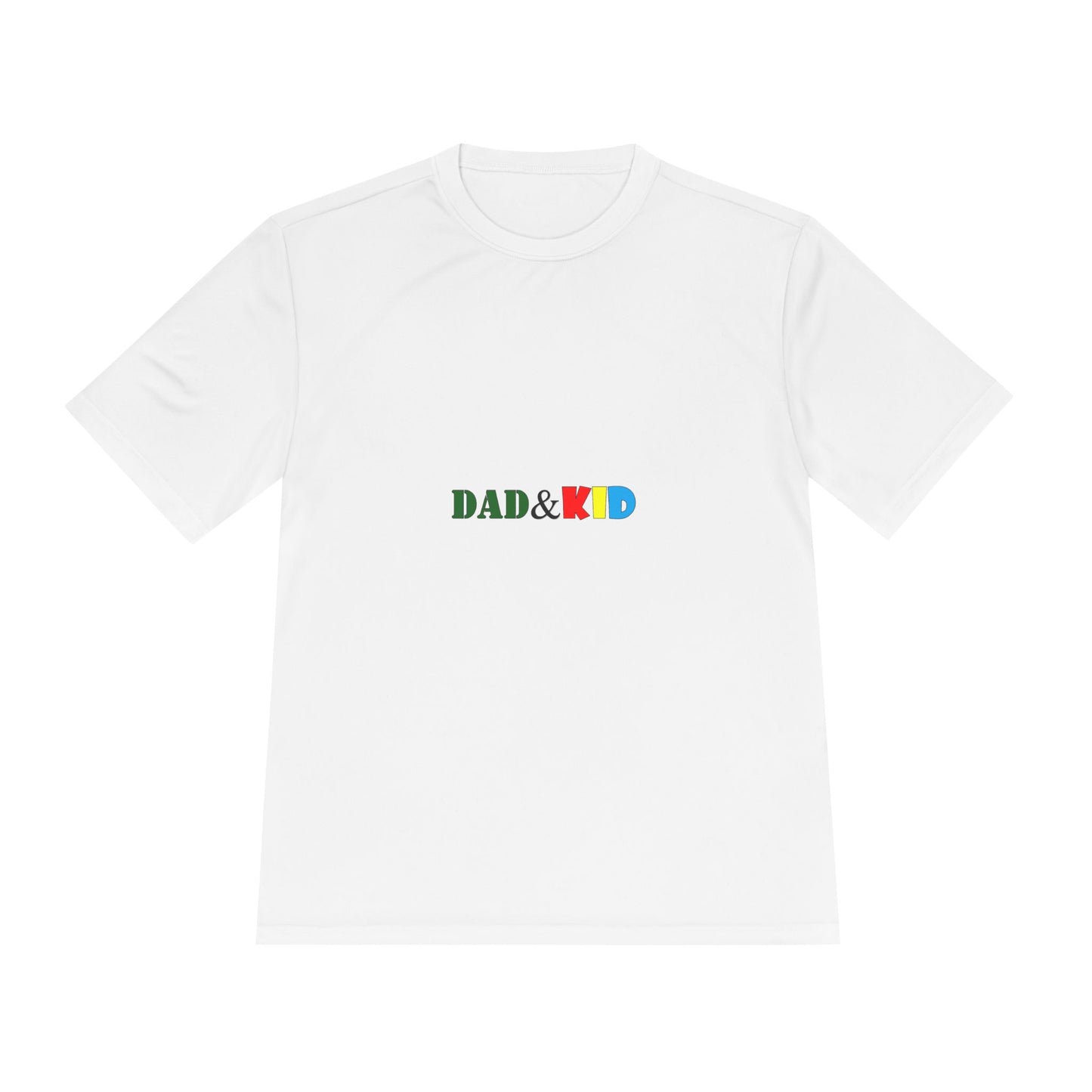 Dad & Kid Lightweight Moisture-Wicking Tee – Colorful Parent-Child Matching Shirt