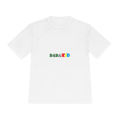 Dad & Kid Lightweight Moisture-Wicking Tee – Colorful Parent-Child Matching Shirt