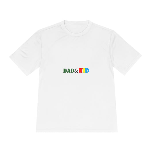 Dad & Kid Lightweight Moisture-Wicking Tee – Colorful Parent-Child Matching Shirt