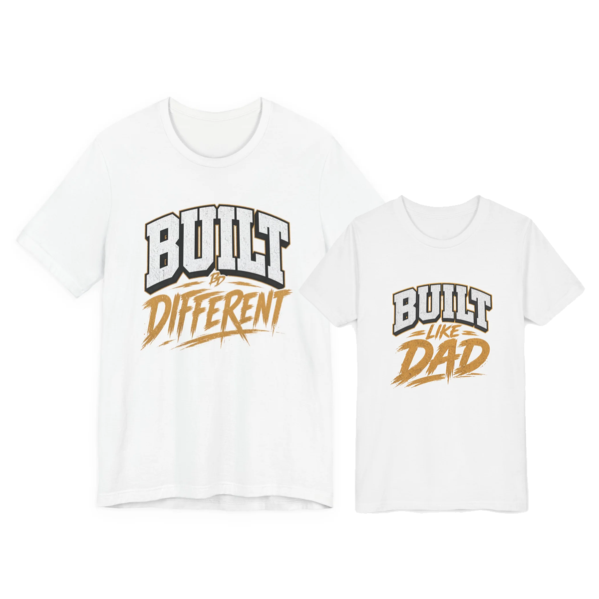 Built Different Dad & Son Matching T-Shirt