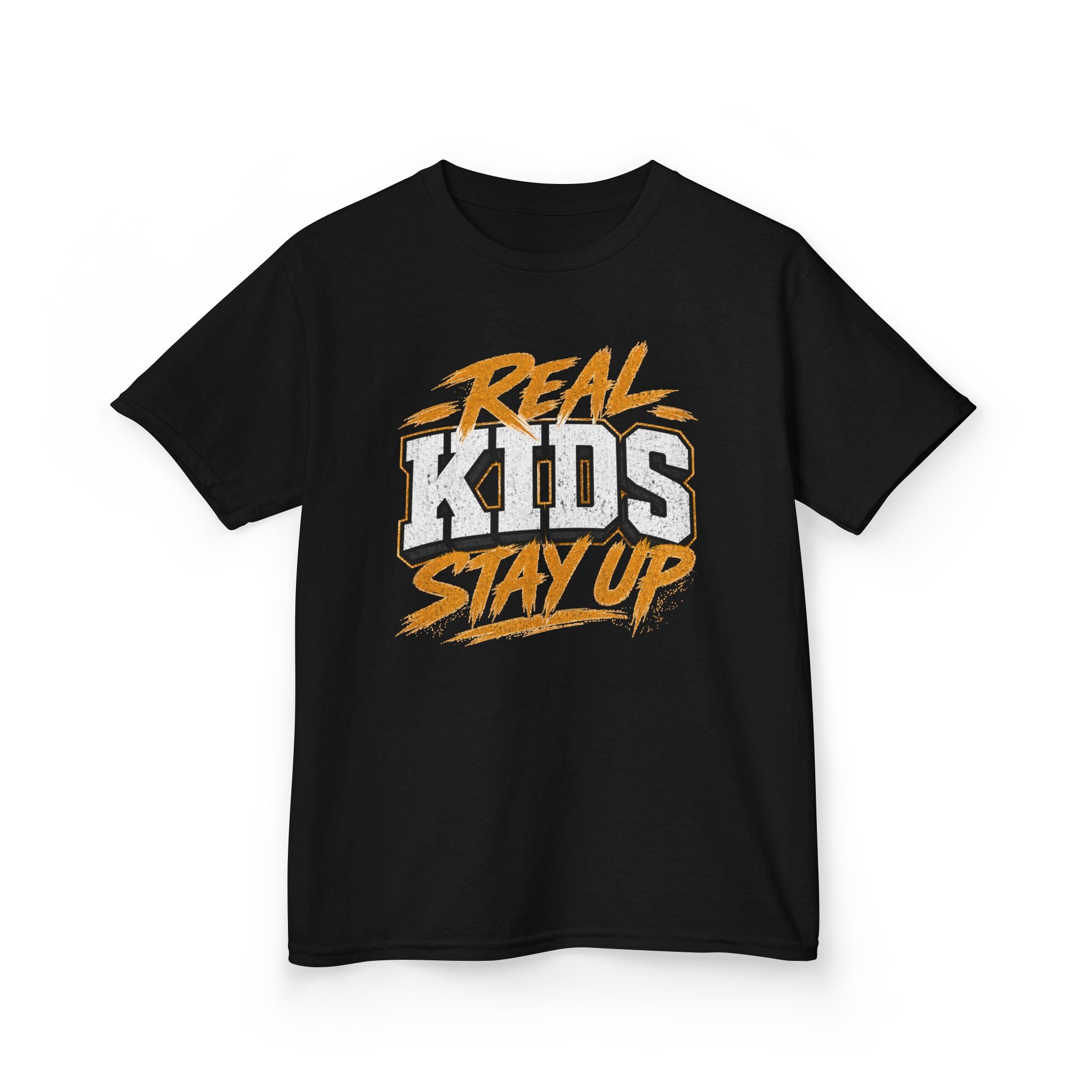 Real Kids Stay Up Graphic Shirt