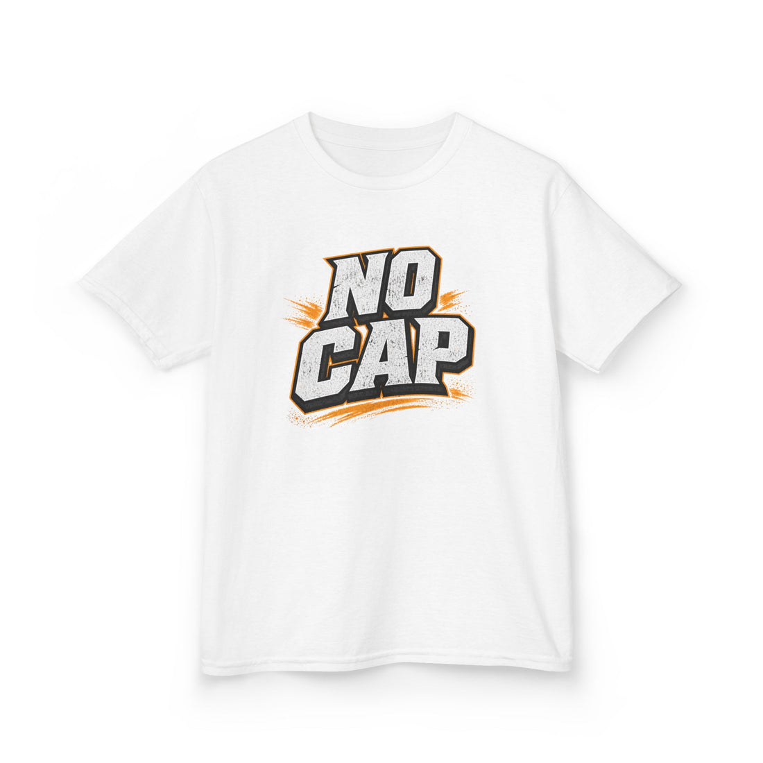 No Cap Youth Tee — Trendy Graphic Kids T-Shirt