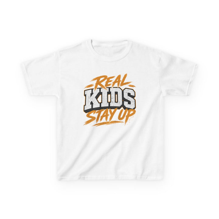 Real Kids Stay Up Graphic Shirt