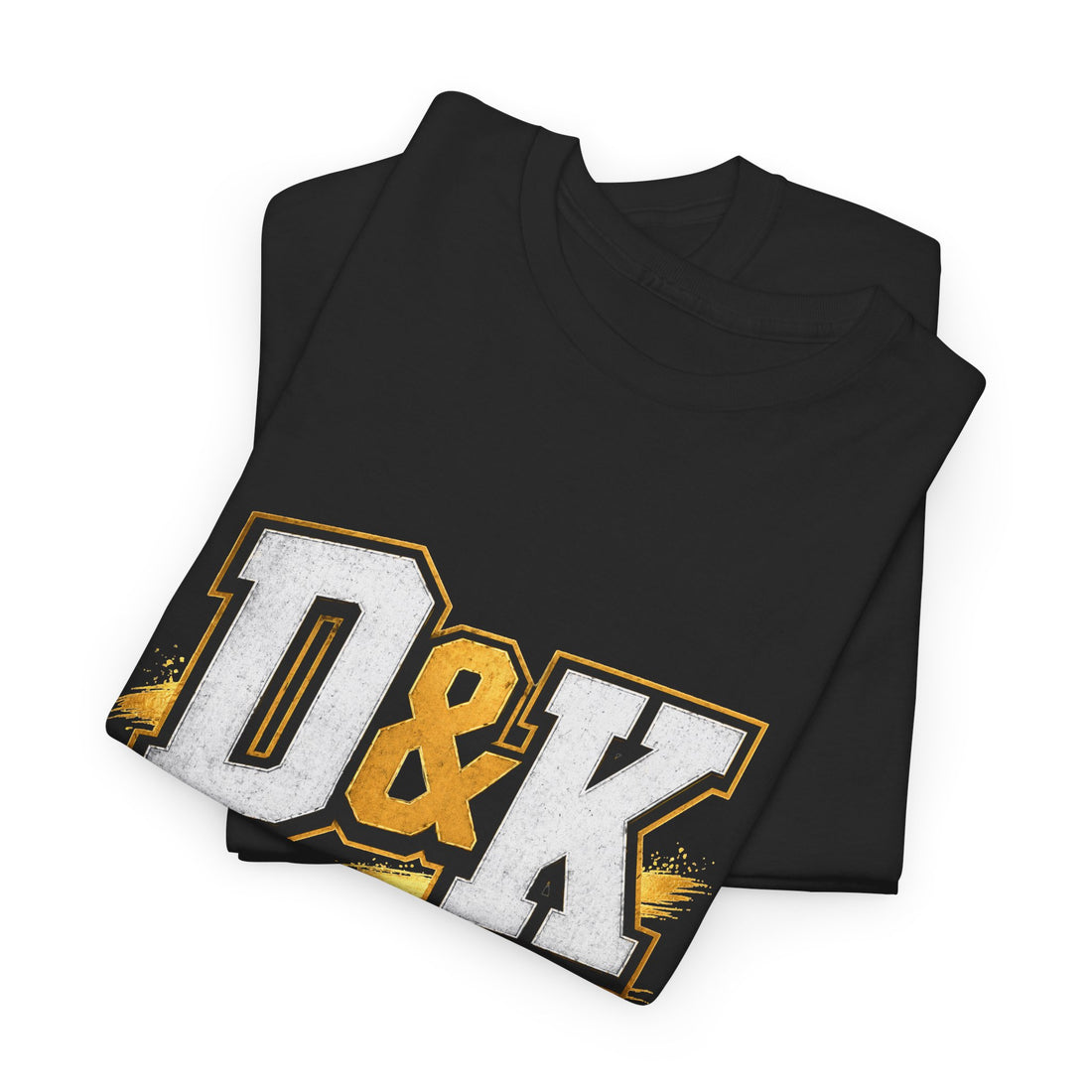 D & K Logo T-Shirt — Retro Athletic Lettering Tee