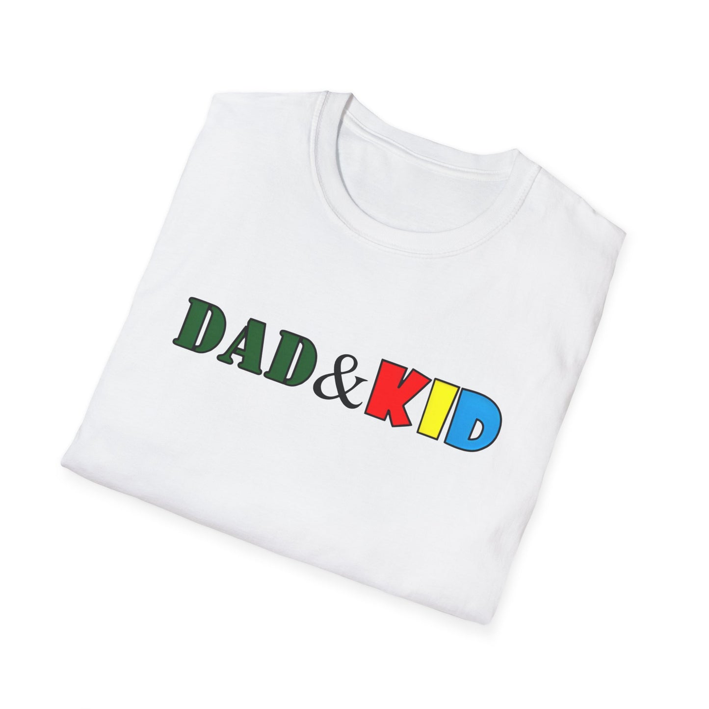 Dad & Kid Matching T-Shirt Set, Family Bonding Shirts, Father's Day Gift, Casual Wear, Parenting Style