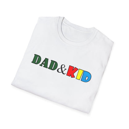 Dad & Kid Matching T-Shirt Set, Family Bonding Shirts, Father's Day Gift, Casual Wear, Parenting Style