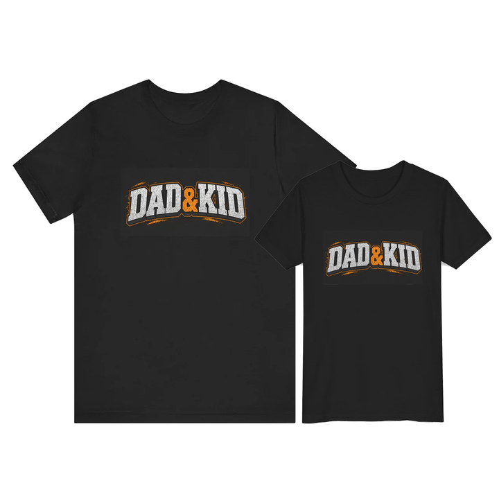 Dad&Kid Logo Matching Father-Child T-Shirt
