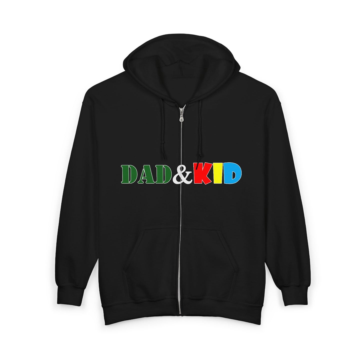 Dad & Kid Zip Hoodie — Matching Family Pullover for Father and Child
